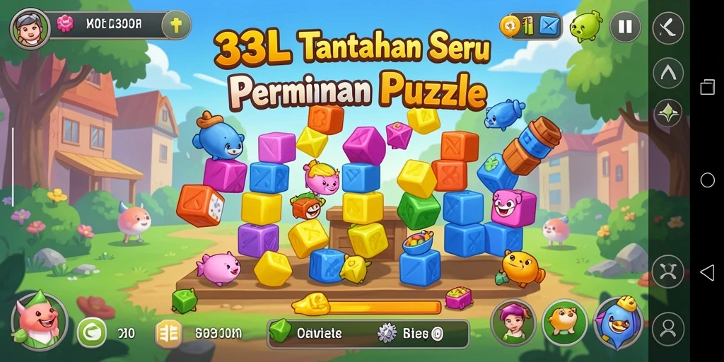 Tampilan gameplay 33L yang menarik dan penuh teka-teki.
