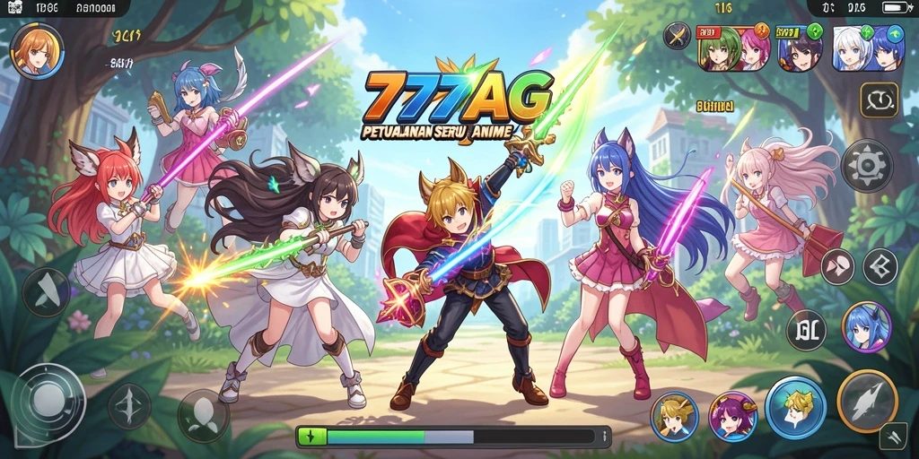 Tampilan gameplay dari <strong>777AG</strong> yang menawan dan penuh warna.