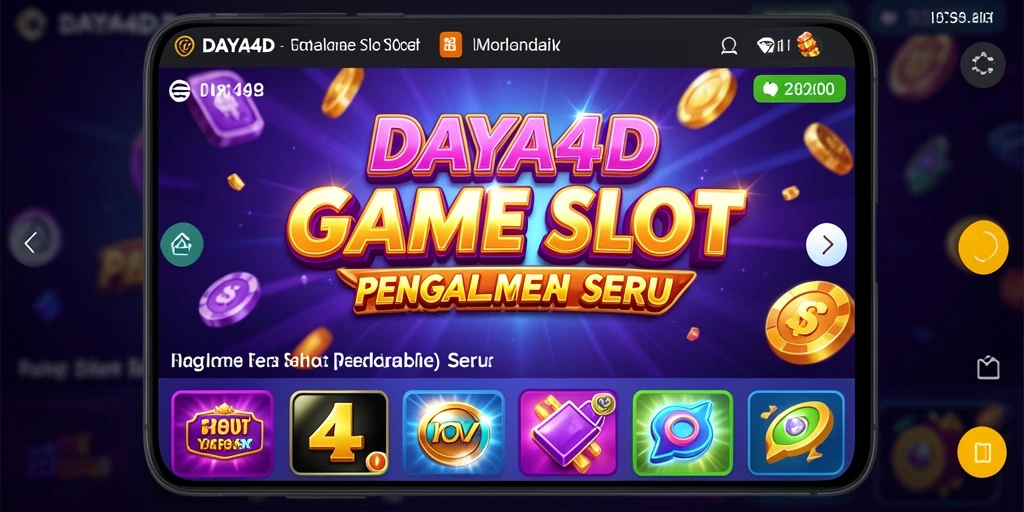 Tampilan menarik dari permainan slot di DAYA4D.
