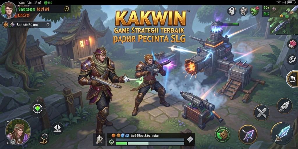 Gameplay KAKWIN yang mendebarkan dengan strategi menaklukkan musuh.