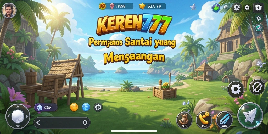 Tangkapan layar KEREN777 menunjukkan gameplay yang penuh warna dan menarik.