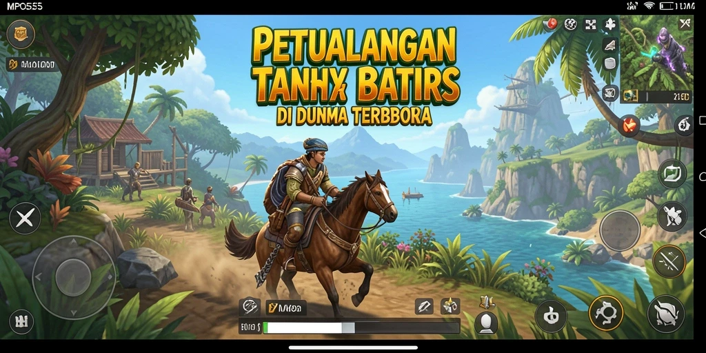 Tampilan gameplay <strong>MPO555</strong> menampilkan petualangan seru di dunia terbuka.