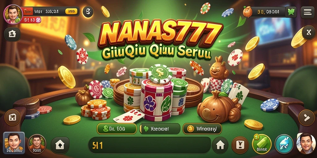 Tampilan gameplay QiuQiu yang seru dan interaktif.