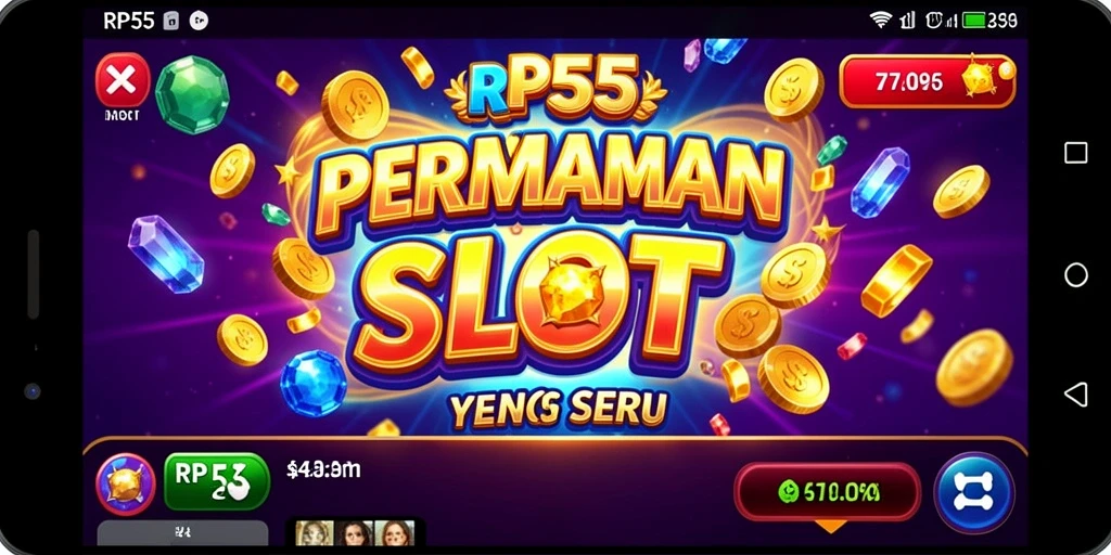 Screenshot RP55 menunjukkan gameplay Slot yang mendebarkan dan grafis yang menawan.
