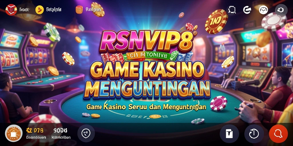 Tangkapan layar gameplay yang menampilkan suasana Kasino yang mendebarkan.