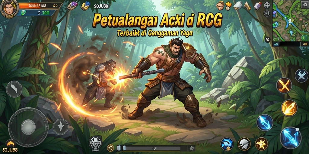 Gameplay seru dalam SOJU88 menunjukkan pertarungan yang epik.