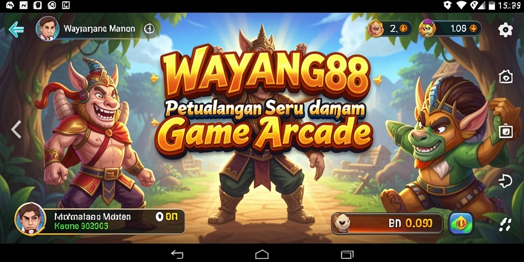 Tampilan gameplay <strong>WAYANG88</strong> yang cerah dan dinamis saat dimainkan.